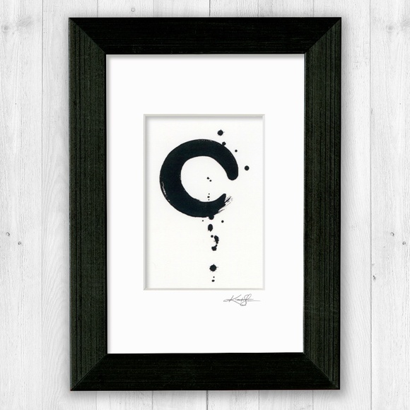Enso Print in Mat from original painting by Kathy Morton Stanion - Picture 3 of 4